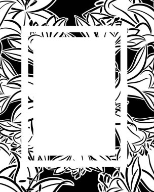 vektör çerçeve çiçek