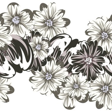 vektör sorunsuz çiçek deseni 