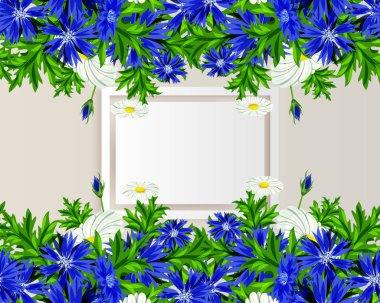 vektör çerçeve çiçek