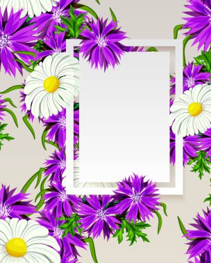 vektör çerçeve çiçek