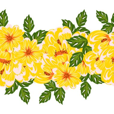 vektör sorunsuz çiçek deseni