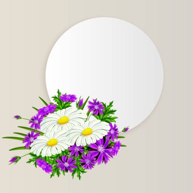 vektör çerçeve çiçek