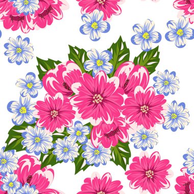 vektör sorunsuz çiçek deseni