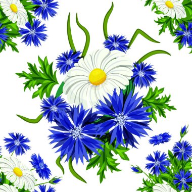 vektör sorunsuz çiçek deseni