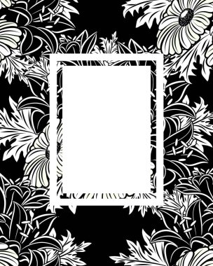 Kusursuz monokrom deseni