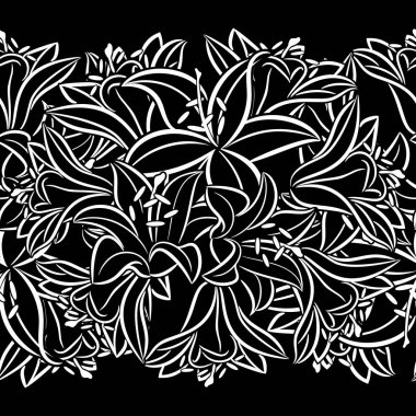 Kusursuz monokrom deseni