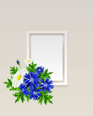 vektör çerçeve çiçek