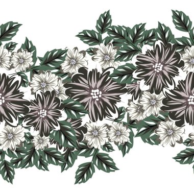 vektör sorunsuz çiçek deseni