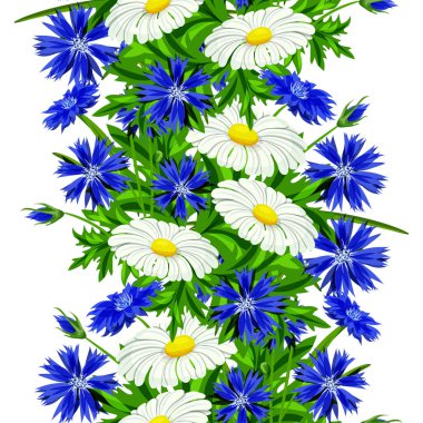 vektör sorunsuz çiçek deseni