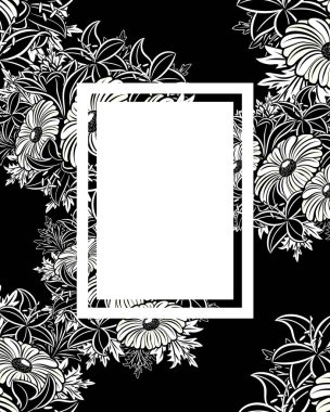 Kusursuz monokrom deseni