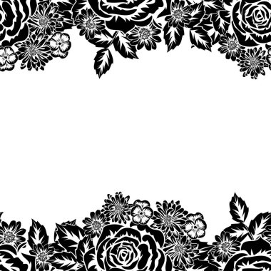 Kusursuz monokrom deseni 