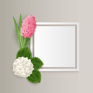 vektör çerçeve çiçek