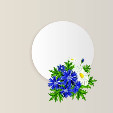 vektör çerçeve çiçek 