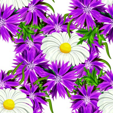 vektör sorunsuz çiçek deseni