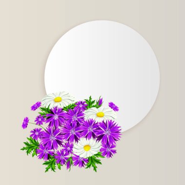 vektör çerçeve çiçek 