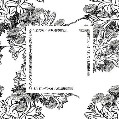 Çiçekli çerçeve 
