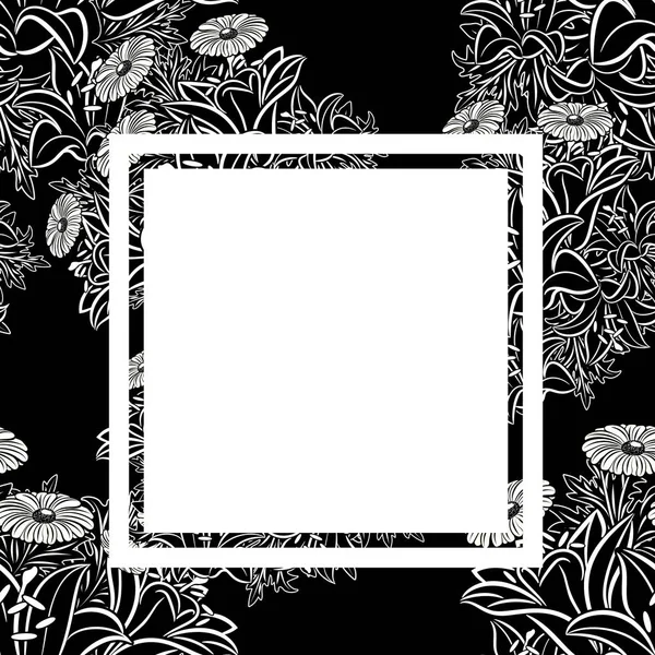 vektör çerçeve çiçek