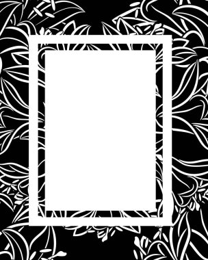vektör çerçeve çiçek