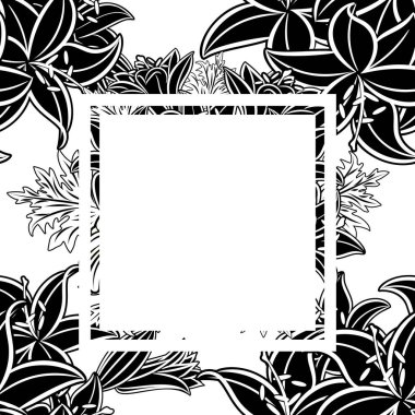 vektör çerçeve çiçek