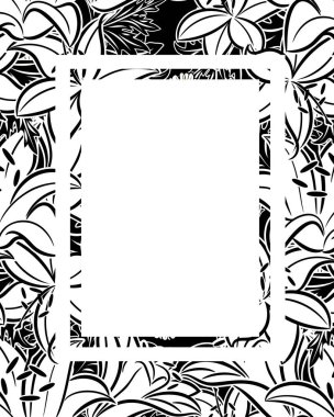 vektör çerçeve çiçek