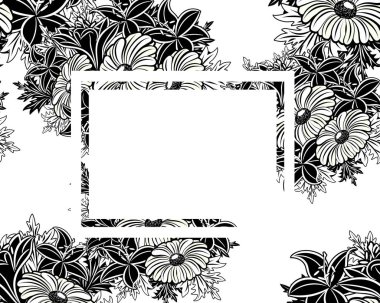 Çiçekli çerçeve