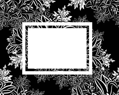 vektör çerçeve çiçek