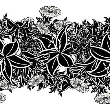 Kusursuz monokrom deseni