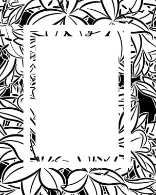 vektör çerçeve çiçek