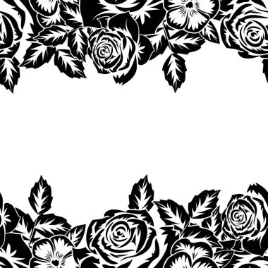 Kusursuz monokrom deseni