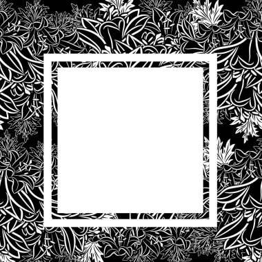 vektör çerçeve çiçek