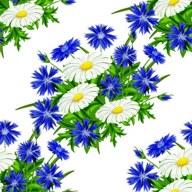 vektör sorunsuz çiçek deseni 