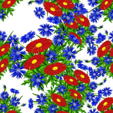 vektör sorunsuz çiçek deseni