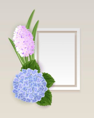 vektör çerçeve çiçek