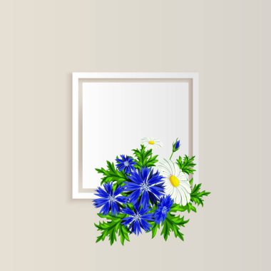 vektör çerçeve çiçek