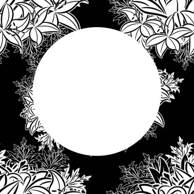 vektör çerçeve çiçek
