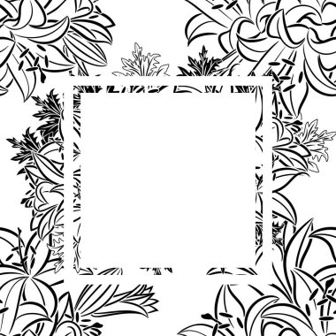 Kusursuz monokrom deseni