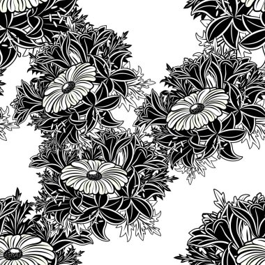 Kusursuz monokrom deseni