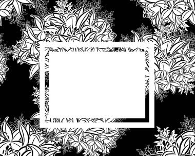 Kusursuz monokrom deseni