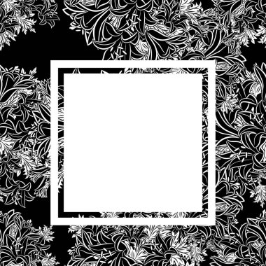 vektör çerçeve çiçek 