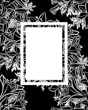 Kusursuz monokrom deseni