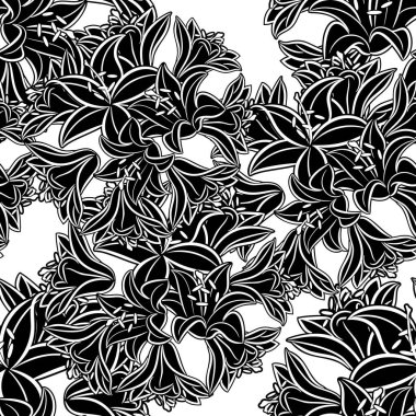 Kusursuz monokrom deseni 