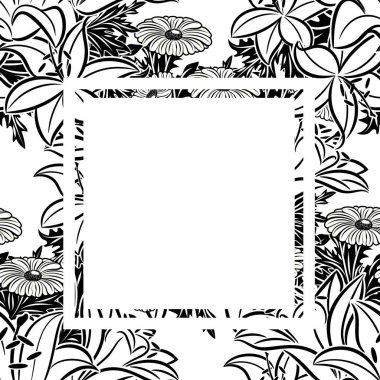 Çiçekli çerçeve 