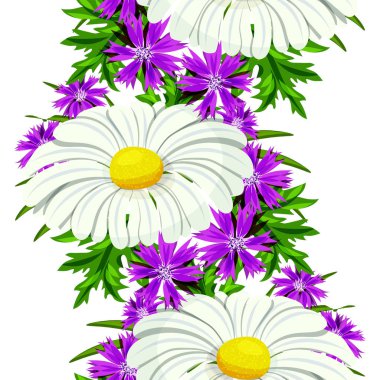 vektör sorunsuz çiçek deseni