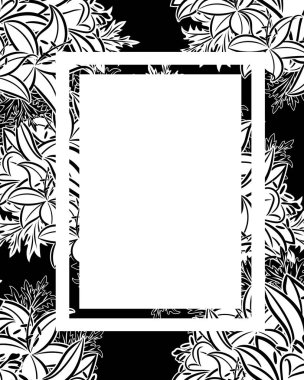 vektör çerçeve çiçek