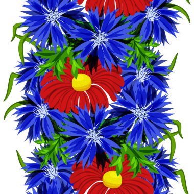 vektör sorunsuz çiçek deseni