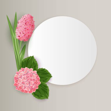 vektör çerçeve çiçek