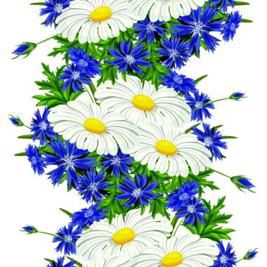 vektör sorunsuz çiçek deseni