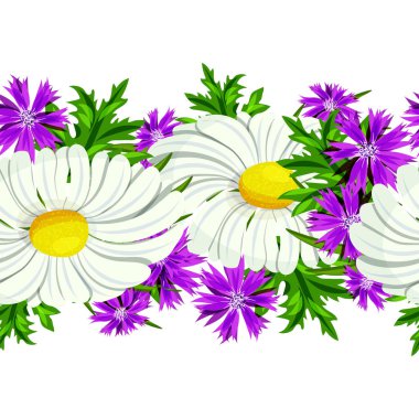 vektör sorunsuz çiçek deseni