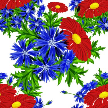 vektör sorunsuz çiçek deseni