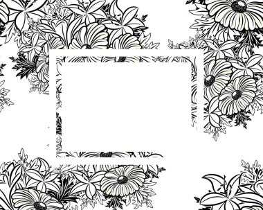 Çiçekli çerçeve 